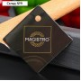 Нож для пиццы и теста Magistro Heaven wood, d=7,5 см, цвет бежевый