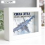 Интерьерная копилка для купюр и монет «Сила духа. Сила характера», пластик, 17×12×3.8 см