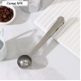 Ложка для кофе Доляна Aroma, с зажимом, серебристая
