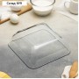 Форма для запекания и выпечки с крышкой квадратная, 20×7 см