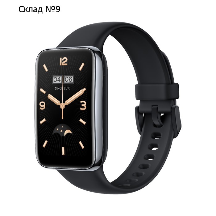 Фитнес-браслет Xiaomi Mi Smart Band 7 Pro RU, 1.64", Amoled, мониторинг, уведомления, черный