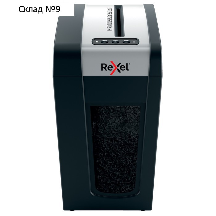 Шредер Rexel Secure MC6-SL, фрагменты 2х15мм, 6 листов, скрепки, скобы