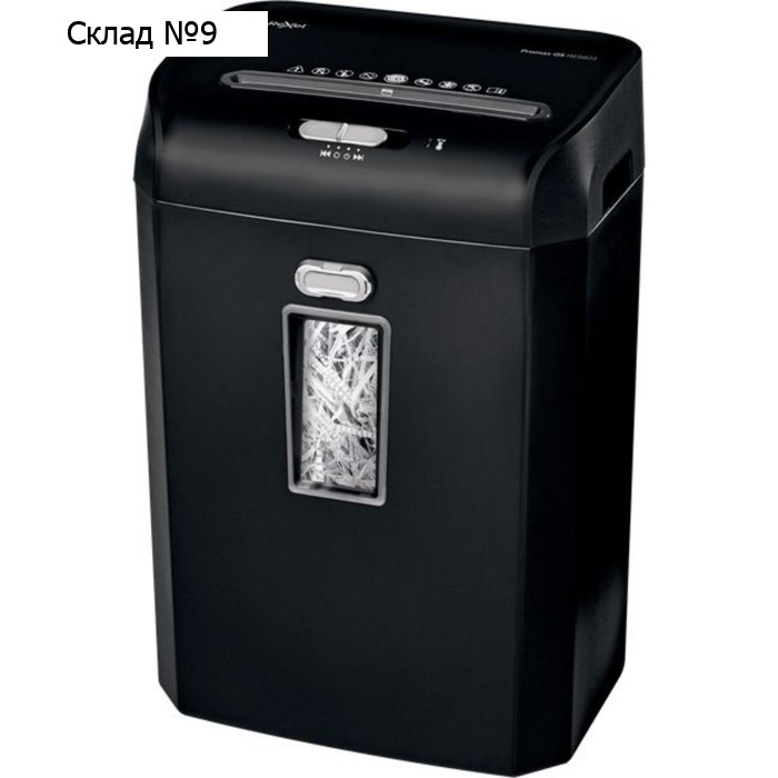 Шредер Rexel Promax QS 8/23 S EU, ленты 6мм, 8 листов, скрепки, скобы, пл.карты