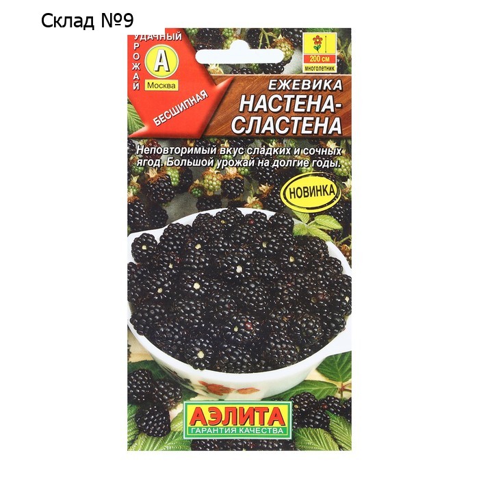 Семена Ежевика "Настена-сластена", 15 шт