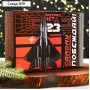 Подарочный набор «23 февраля»: карты игральные, рюмки, 3 шт