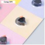 Магнит чёрный "Сердце" 0,5х2х2 см набор 2 шт