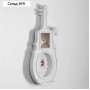 Часы настенные интерьерные, фоторамка - коллаж "Гитара", 34 х 47 см, d-14 см