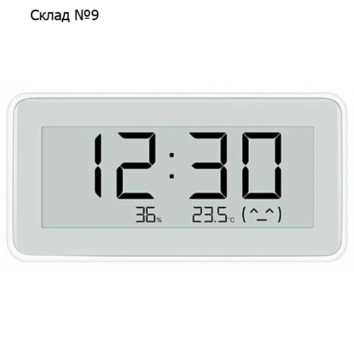 Часы Xiaomi Temperature and Humidity Monitor с датчиком температуры и влажности,  2xCR2032