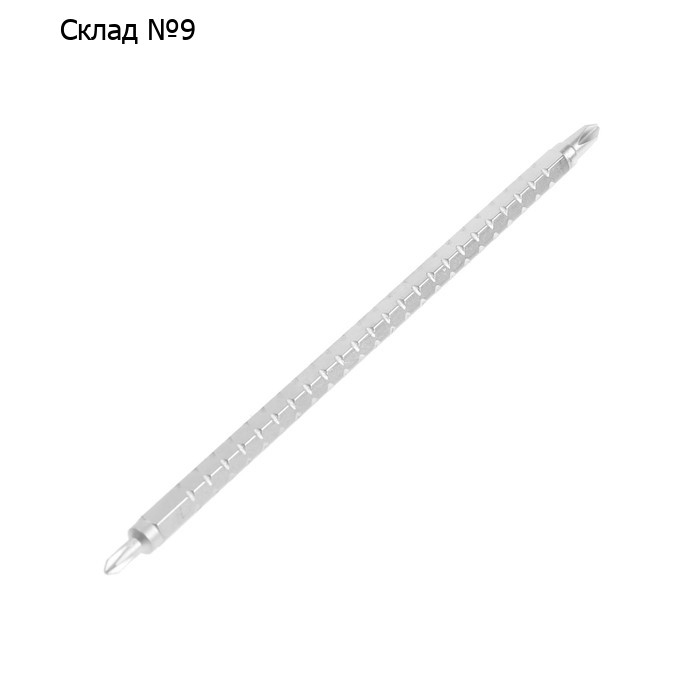 Сменное жало для отвертки ТУНДРА, CrV, двухстороннее, PH0 - PH1, 160 мм