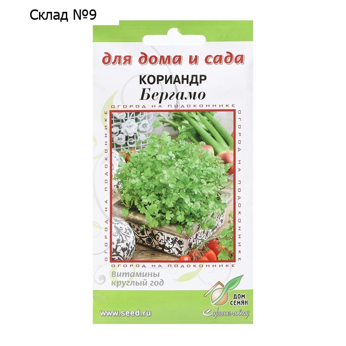 Семена Кориандр "Бергамо",  75 шт