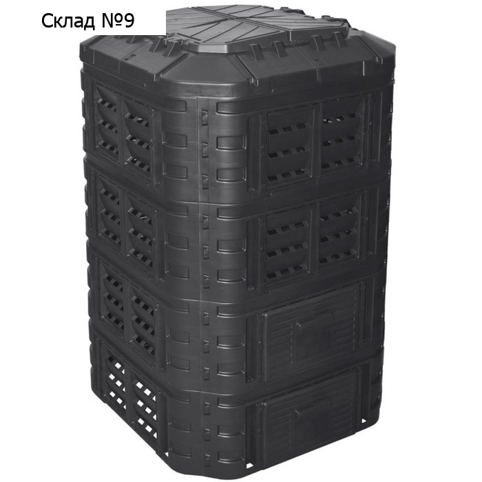 Компостер, 93 × 93 × 146,5 см, пластик, 1120 л, « Modular Composter-3»