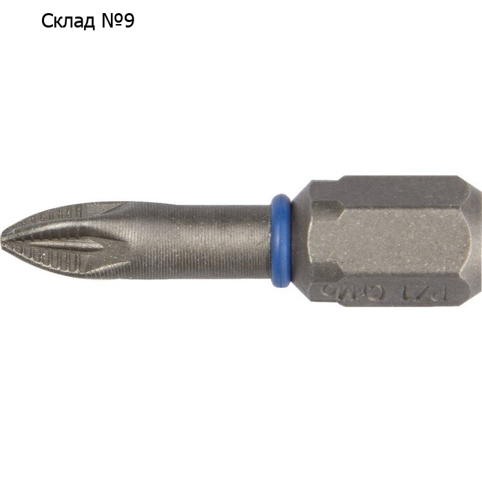 Биты ЗУБР 26013-1-25-2, кованые, CrMo, хвостовик C 1/4″, PZ1 х 25 мм, 2 шт.