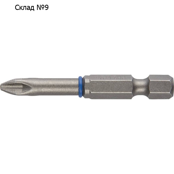 Бита ЗУБР 26013-2-50-2, кованая, CrMo, хвостовик  E 1/4″, PZ2 х 50 мм, 2 шт.