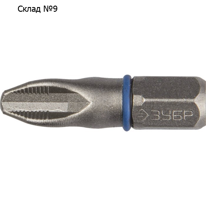 Бита ЗУБР 26013-3-25-2, кованая, CrMo, хвостовик  C 1/4″, PZ3 х 25 мм, 2 шт.