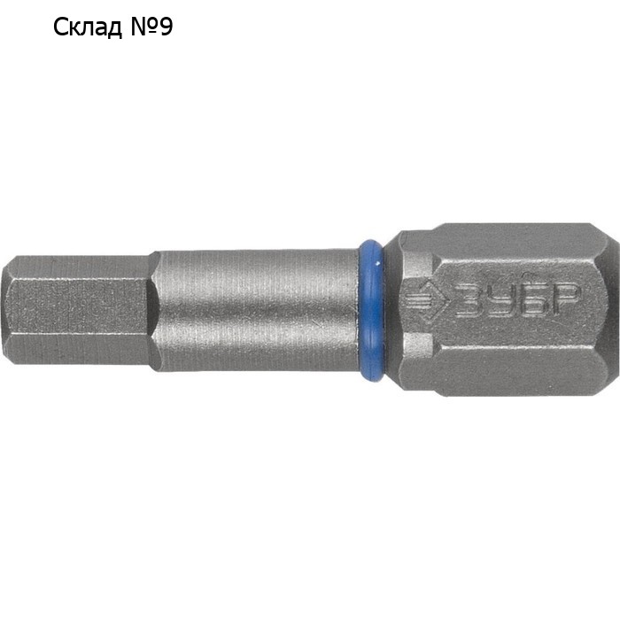 Бита ЗУБР 26017-3-25-2, кованая, CrMo, хвостовик C 1/4″, HEX3 х 25 мм, 2 шт.
