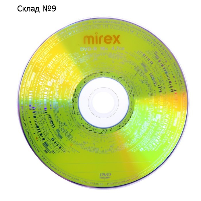 Диск DVD-R Mirex Brand, 16x, 4.7 Гб, конверт, 1 шт