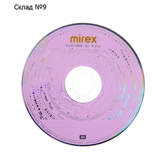 Диск DVD+RW Mirex Brand, 4x, 4.7 Гб, конверт, 1 шт