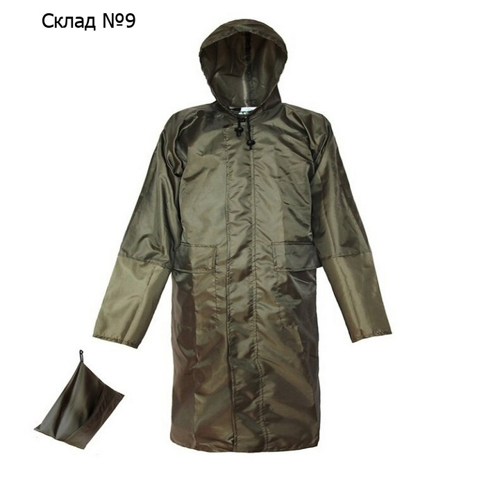 Плащ влагозащитный Raincoat, размер 52-54, цвет хаки