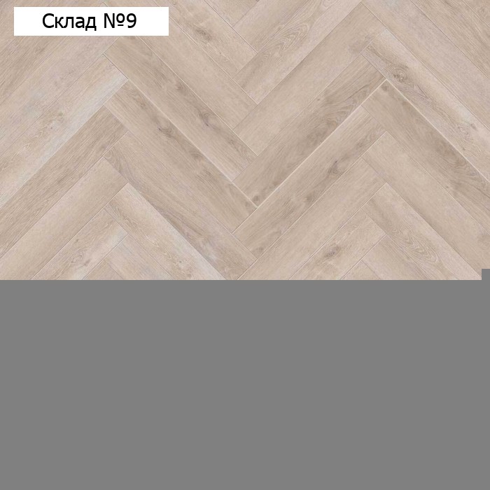 Водостойкий SPC ламинат CronaFloor Herringbone 4V H010, 640×128×4.5 мм, цвет дуб дижон, 1.31 м2