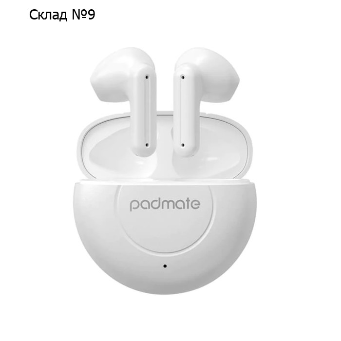 Наушники Xiaomi Mi Padmate PaMu S18, шумоподавление, BT 5.1, сенсор, IPX4, 70/250 мАч, белые