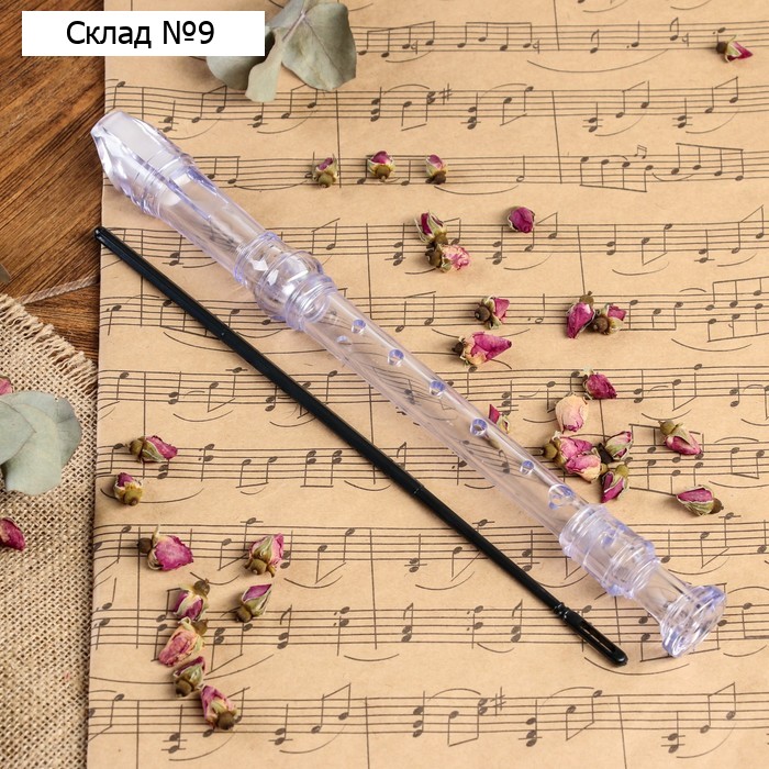 Блокфлейта Music Life, 8 отверстий, немецкая система, белая