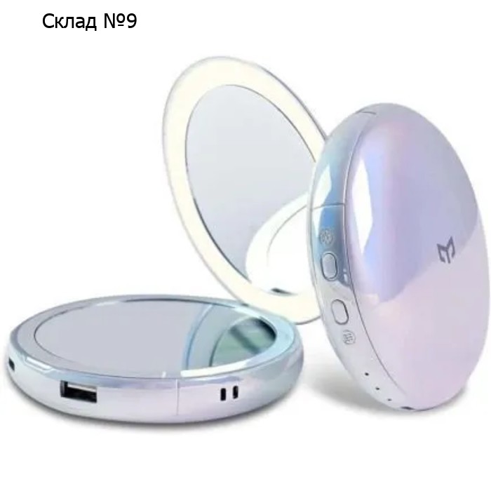Зеркало для макияжа Yeelight Handheld Portable makeup mirror C20 YLODJ-0029, подсветка