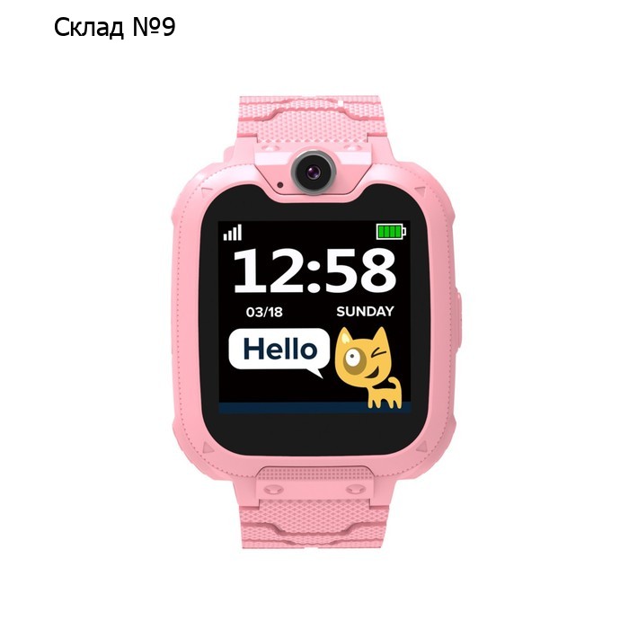 Детские смарт-часы Canyon KW-31, сенсорные, 2G, MP3 плеер, камера, игры, звонки, розовые