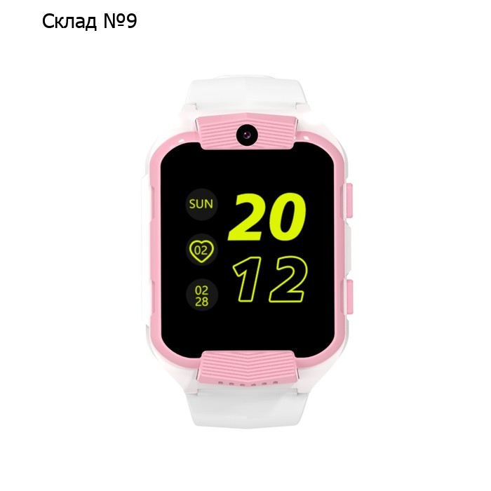 Детские смарт-часы Canyon KW-41, 4G, MP3 плеер, звонки, игры, камера, IP67, розовые