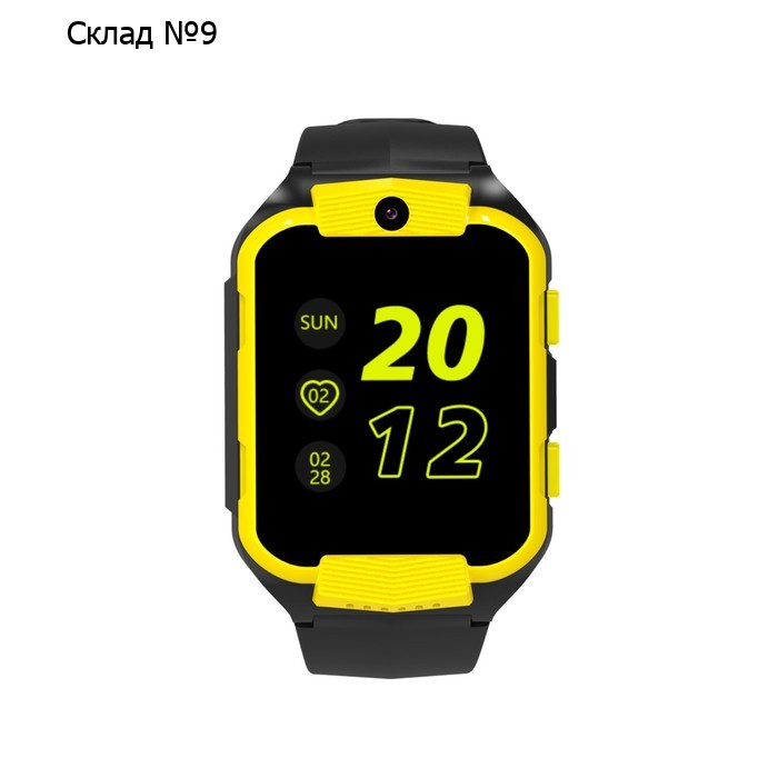 Детские смарт-часы Canyon KW-41, 4G, MP3 плеер, звонки, игры, камера, IP67, желтые