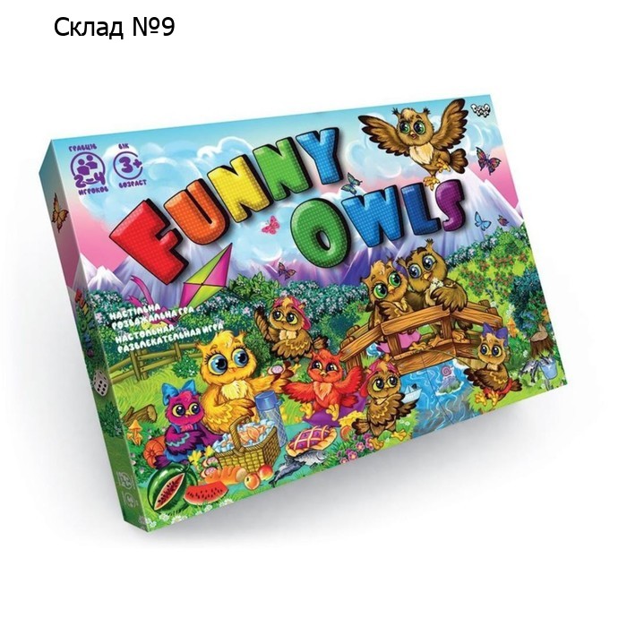 Настольная развлекательная игра, серия Funny Owls