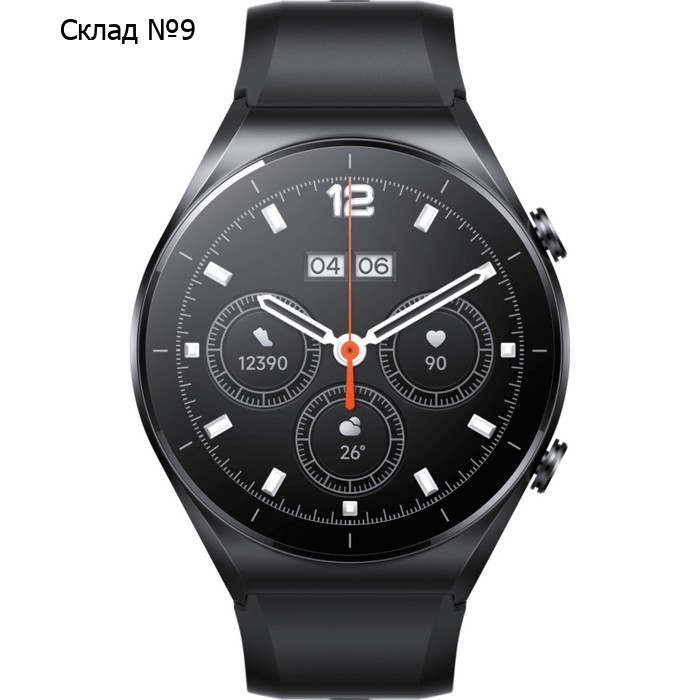 Смарт-часы Xiaomi Watch S1 GL (BHR5559GL), 1.43", Amoled, NFC, GPS, 470 мАч, черные