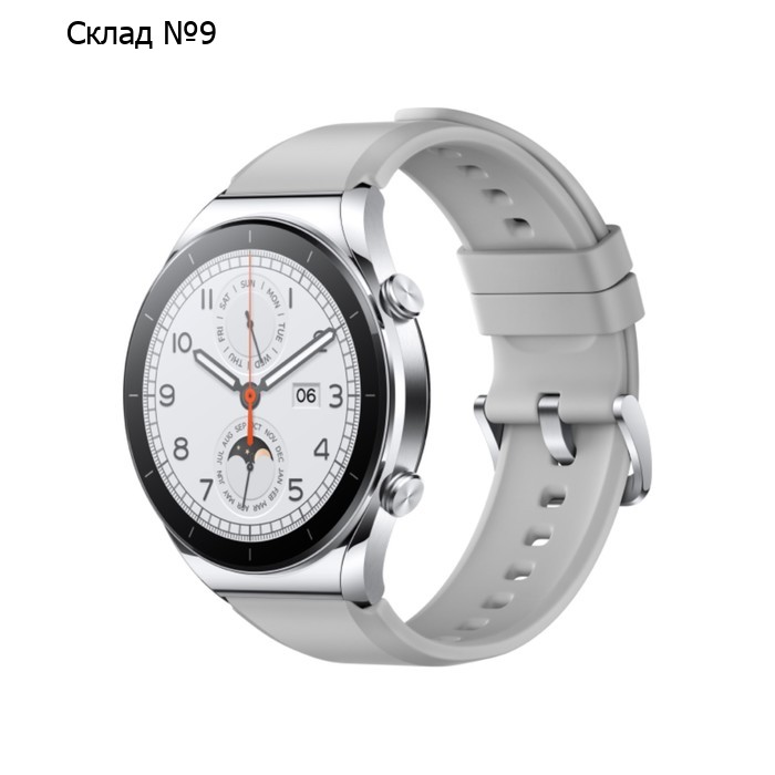 Смарт-часы Xiaomi Watch S1 GL (BHR5560GL), 1.43", Amoled, NFC, GPS, 470 мАч, серебристые