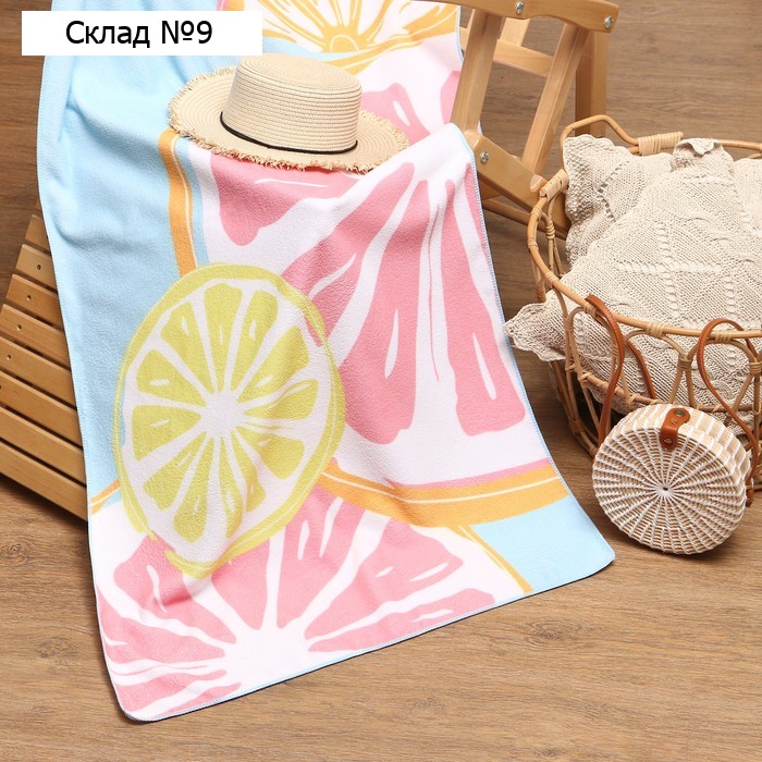 Полотенце пляжное Этель "Citrus", 70х140 см, 250 гр/м2, 100% п/э
