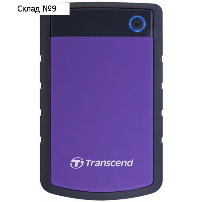 Внешний жесткий диск Transcend TS4TSJ25H3P StoreJet 25H3, 4 Тб, USB 3.0, 2.5", фиолетовый