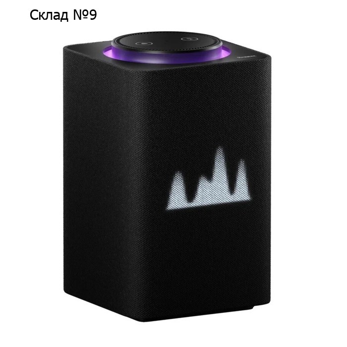 Умная колонка Яндекс Станция Макс с Алисой, Zigbee, 65 Вт, Wi-Fi, BT, 4K, пульт ДУ, черная
