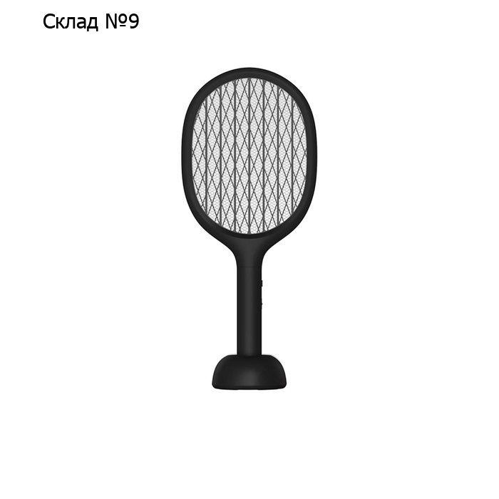 Мухобойка электрическая Xiaomi SOLOVE Electric Mosquito Swatter P1 Black, АКБ, чёрный