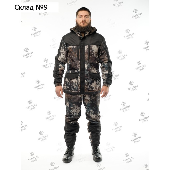 Костюм демисезонный мужской Gorka Light, цвет 506-4 Black, рост 182-188, размер 60-62