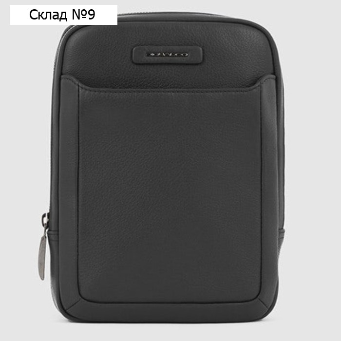 Сумка мужская на плечо Piquadro Borsello per iPad mini in pelle, размер 17 х 22,5 х 5 см