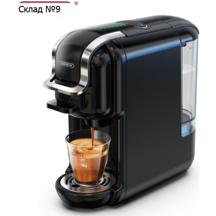 Кофемашина Hibrew AC-514K, капсульная, 1450 Вт, 0.6 л, чёрная