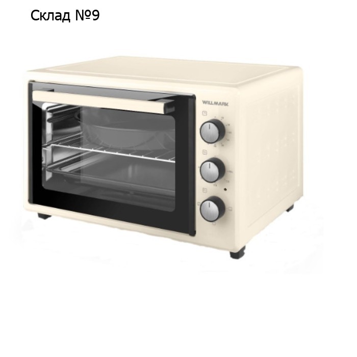 Мини-печь WILLMARK WOF-405B, 1500 Вт, 40 л, таймер, до 280°С, бежевая