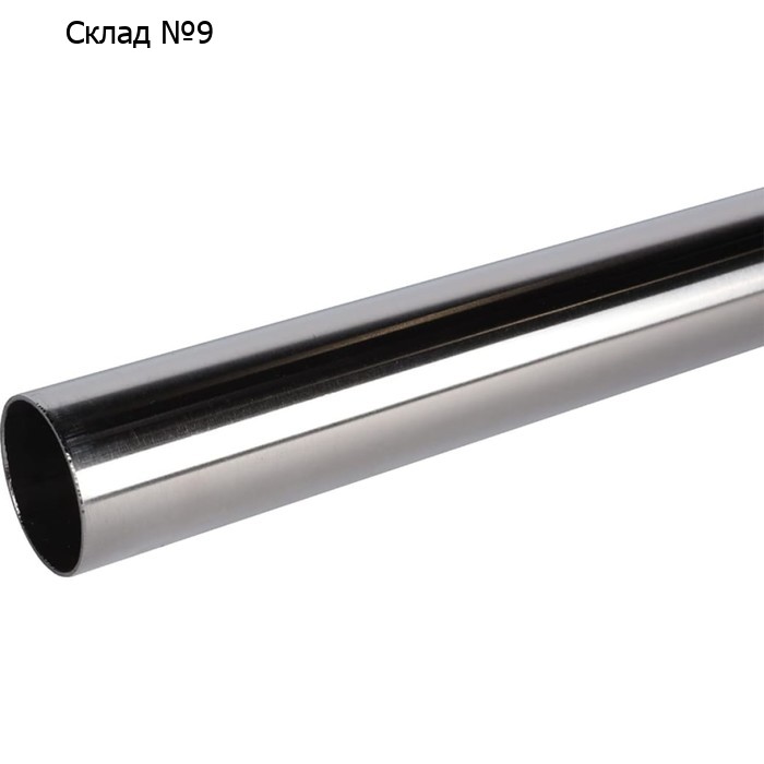 Труба ROMMER RSS-0001-000042, d=42 x 1.5 мм, в штангах, нержавеющая сталь SUS 304, 4 метра