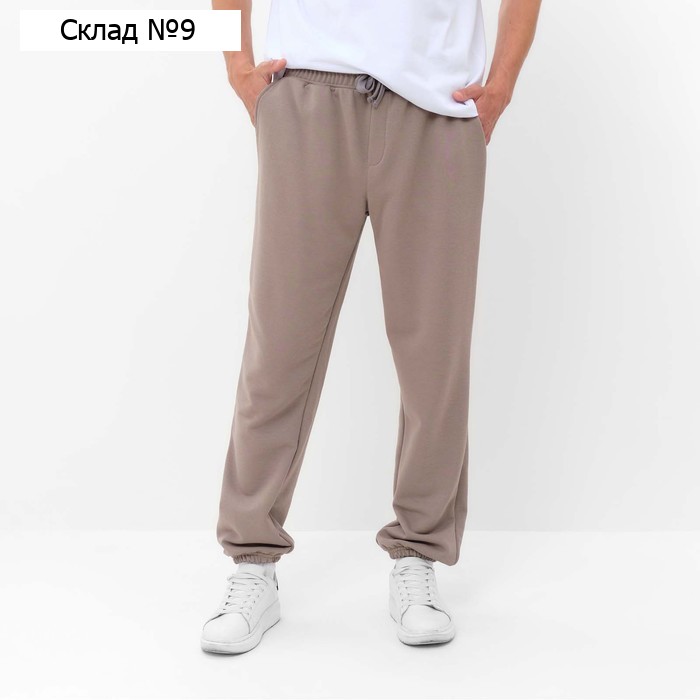 Брюки мужские MIST Men's casual размер 56, серо-бежевый