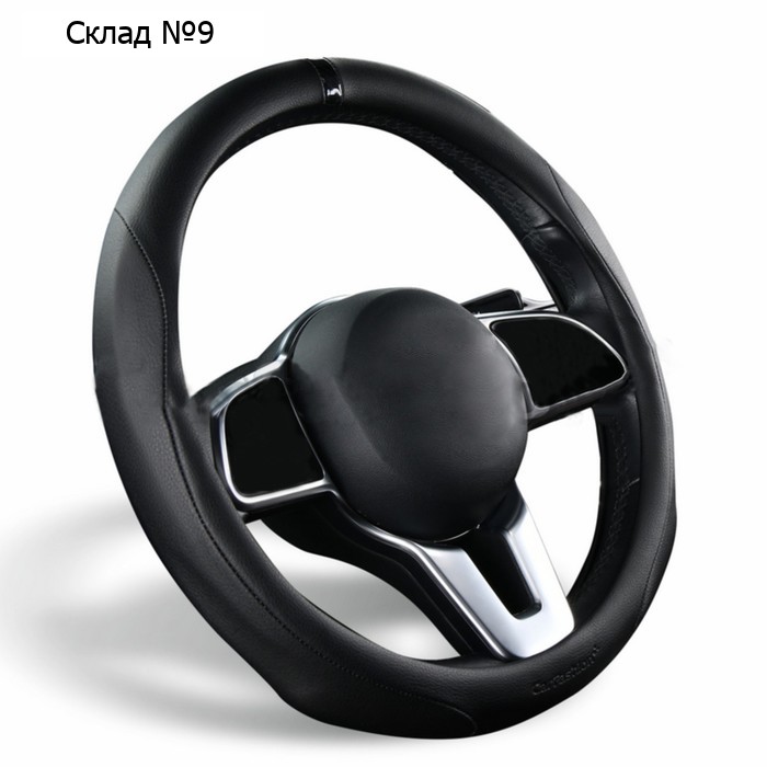 Оплетка CarFashion TORSION, кожа композит, черный