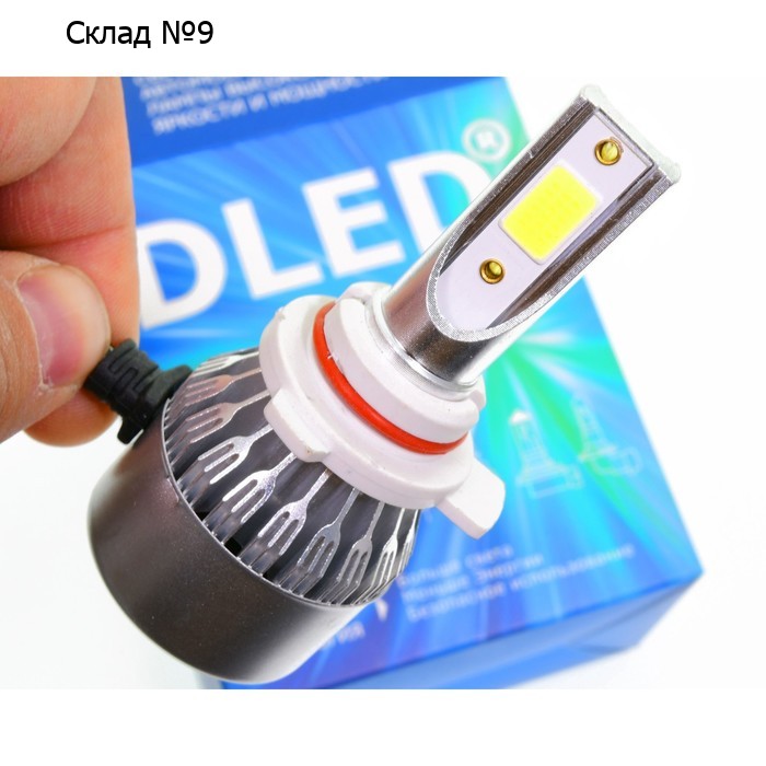 Светодиодная лампа DLED HIR2 9012, PX22d, C6 Original, 12V, 6500K, в наборе 2 шт