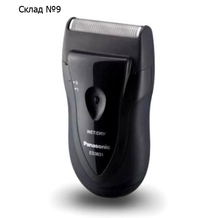 Бритва PANASONIC ES-3831-K40, сетчатая, 2хАА, чёрная