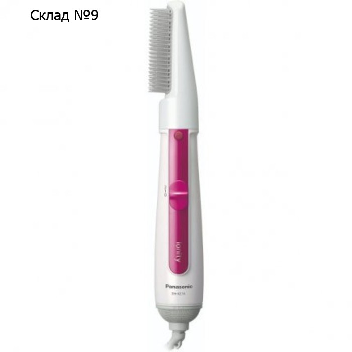 Расчёска-выпрямитель PANASONIC STYLER EH-KE16-VP615, 650 Вт, 2 режима, бело-розовая