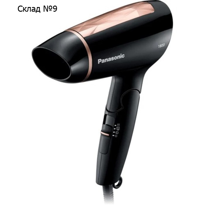 Фен PANASONIC EH-ND30-K615, 1800 Вт, чёрно-золотисты