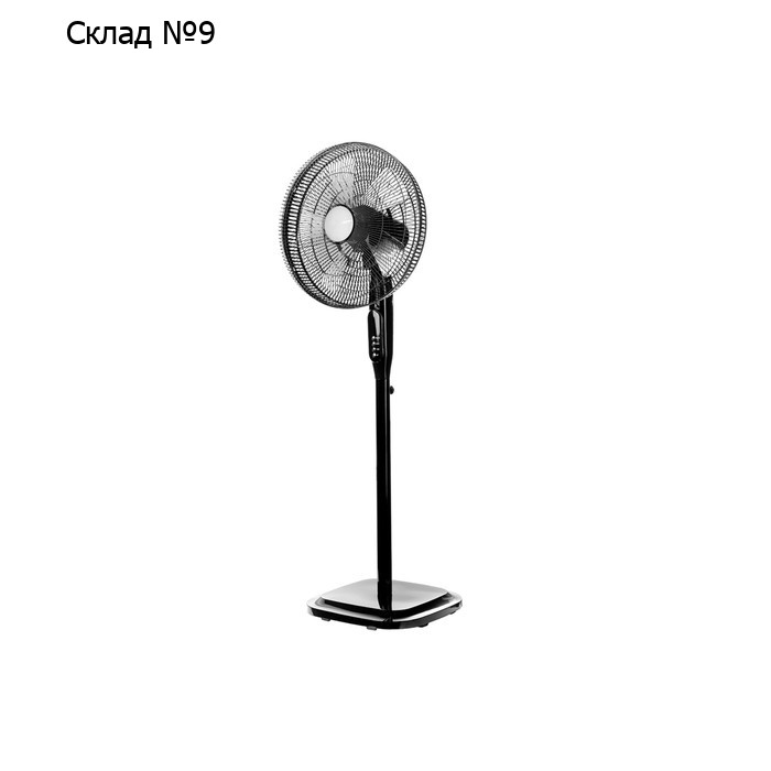 Вентилятор Centek CT-5026 Black, напольный, 65 Вт, 44.5 см, 4 скорости, чёрный