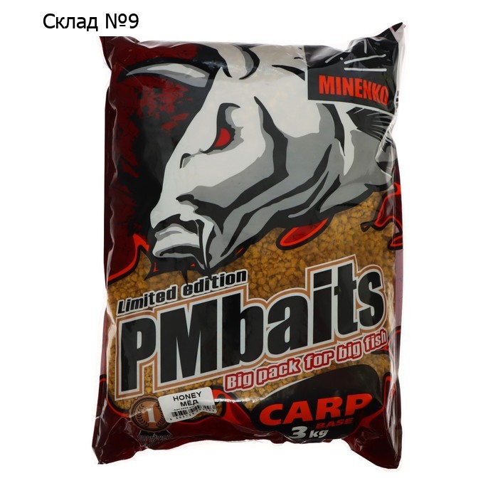 Прикормка MINENKO CARP, Мед, 3 кг