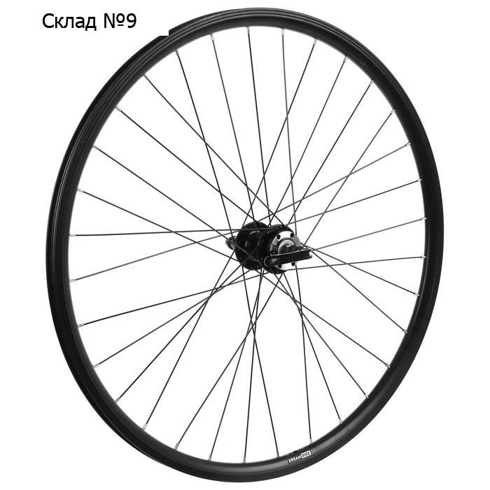 Колесо 29" заднее Dream Bike, обод двойной алюминиевый, 32 спицы, под трещотку